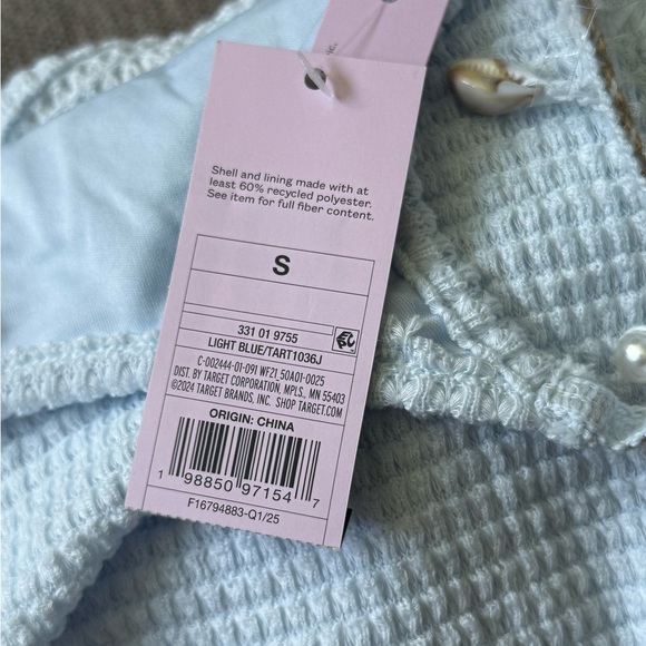 White Textured Women’s Top - Picture 2 of 2